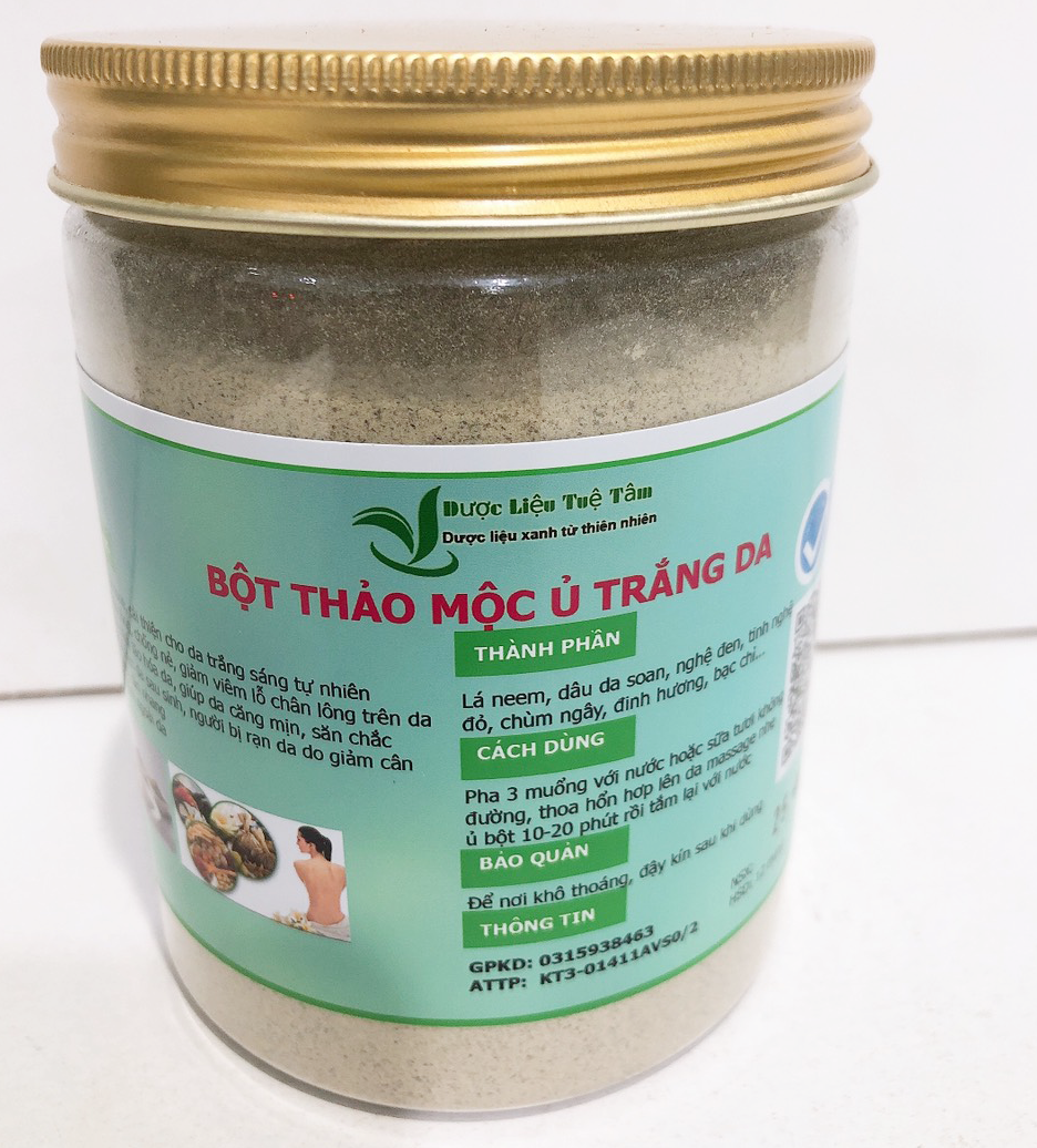 Bột Thảo Mộc Ủ Trắng Da Tuệ Tâm - 100% Từ Thảo Mộc Tự Nhiên